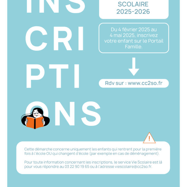 INSCRIPTIONS SCOLAIRES 2025 – 2026